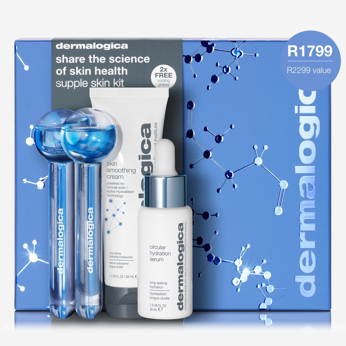supple skin set (2 full size + 1 set of cooling globes)