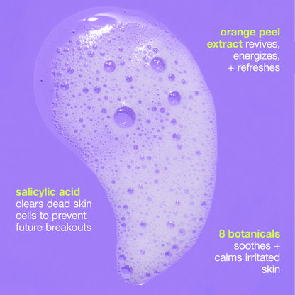 breakout clearing foaming wash