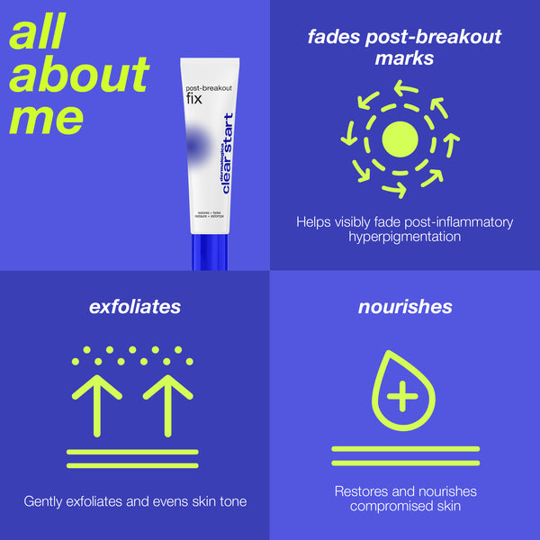 Dermalogica post-breakout fix fades marks and hyperpigmentation, gently exfoliates, evens skin tone, and nourishes compromised skin—your go-to spot treatment.