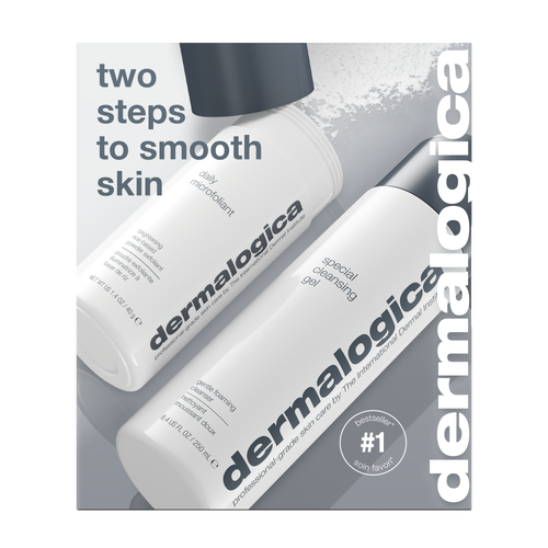 two steps to smooth skin