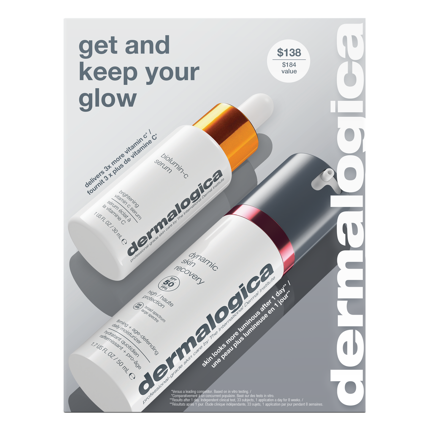 get + keep your glow kit (2 full-size)