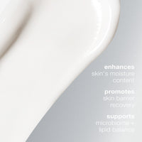 A white tube of Dermalogica intensive moisture balance moisturizer with a gray cap stands upright on a white background. The front displays the brand and product name, emphasizing skin barrier support and optimal lipid balance.