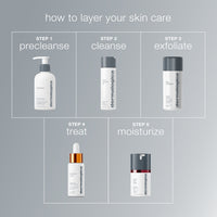 A white and gray 100 mL bottle of Dermalogica super rich repair, an age-redefining dry skin treatment cream, features a red stripe at the bottom.