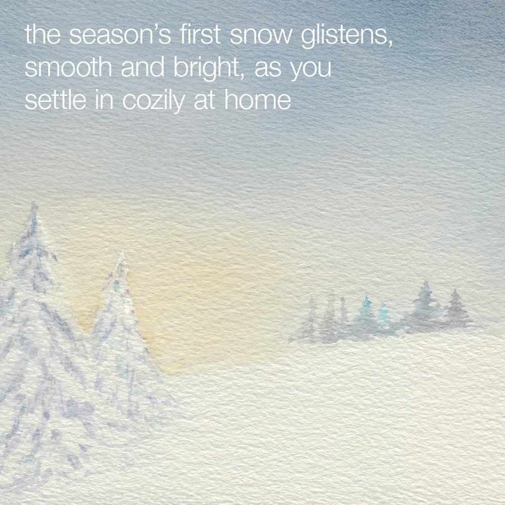 first snow of the season bundle (seasonal edition canister + refill)