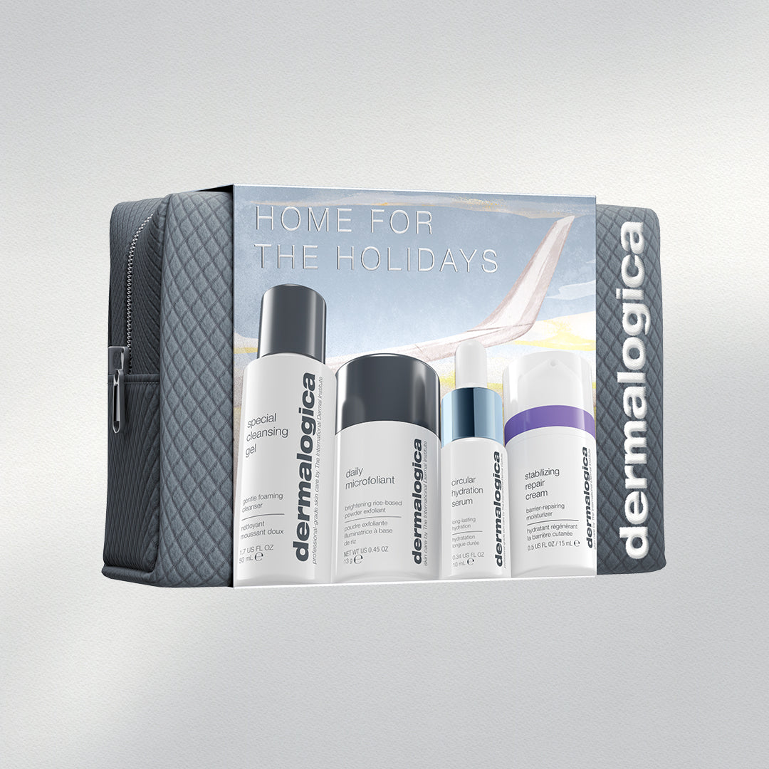 home for the holidays set (4 travel-size + bag)