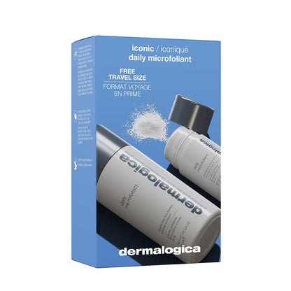 daily microfoliant exfoliator set (1 full-size + free travel)