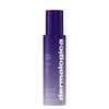 A sleek, modern purple bottle of Dermalogica South Africa phyto nature e² regenerating daily exosome leave-on treatment with a pump dispenser and white text targets skin regeneration, reducing fine lines and wrinkles.